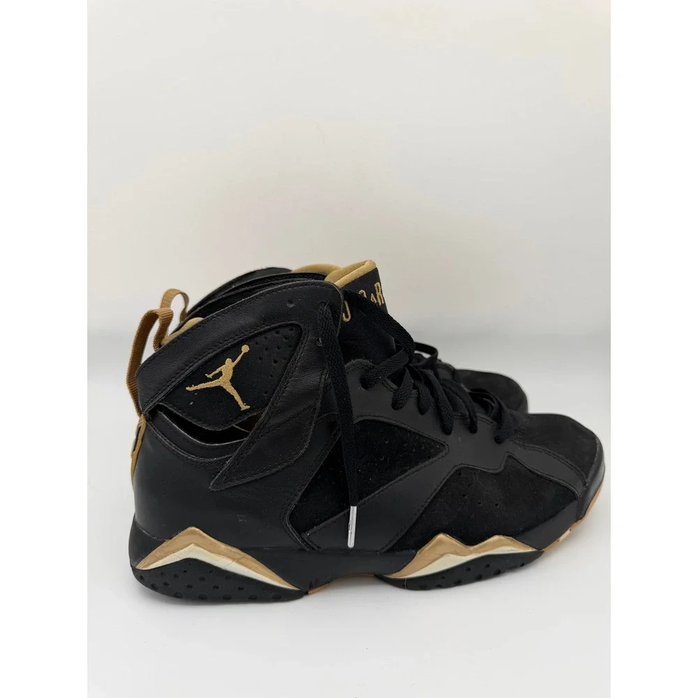 Nike Air Jordan 7 Retro GMP Golden Moments Black Gold 304775-030 Mens 10.5